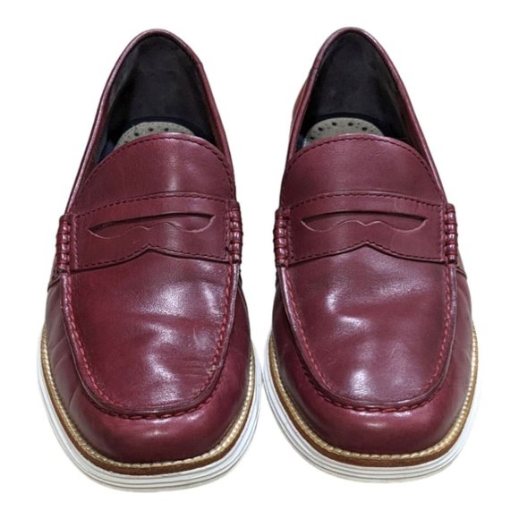 Cole Haan Original Lunar Oxblood Penny Loafer Slip On Men Leather Shoes 10.5 M main image 8